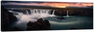 Fire And Water Canvas Art Print - Nature Panoramics