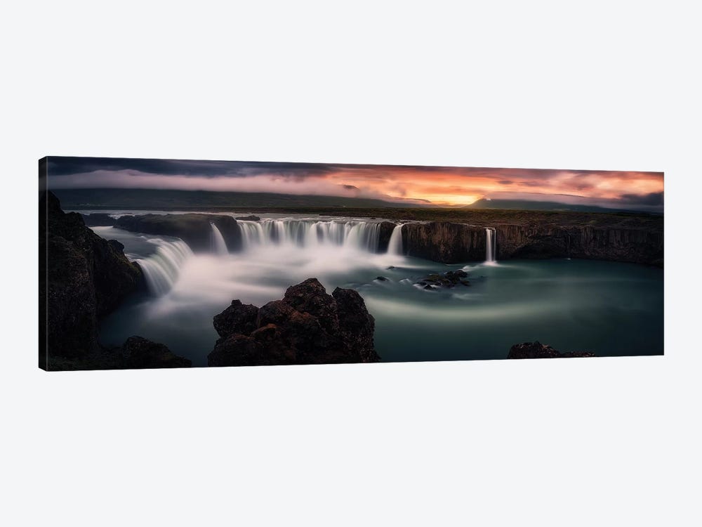 Fire And Water by Stefan Mitterwallner 1-piece Canvas Print