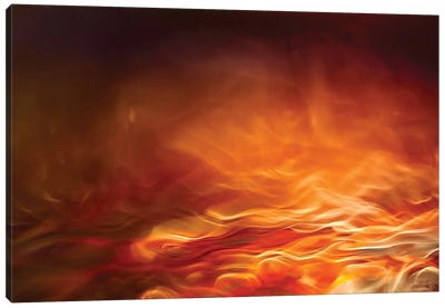 Burning Water Canvas Art Print
