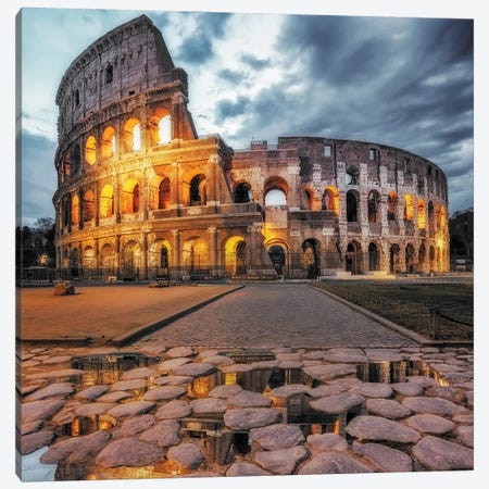 The Colosseum Canvas Print #OXM4730} by Massimo Cuomo Canvas Artwork