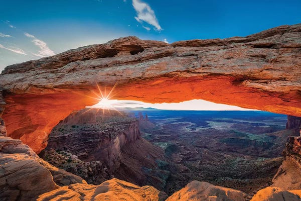 Utah: Sunrise At Mesa Arch by Michael Zheng