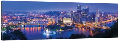 The Steel City Canvas Art Print - Panoramic Cityscapes