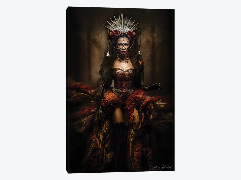 Lady Of The Night 1-piece Canvas Artwork