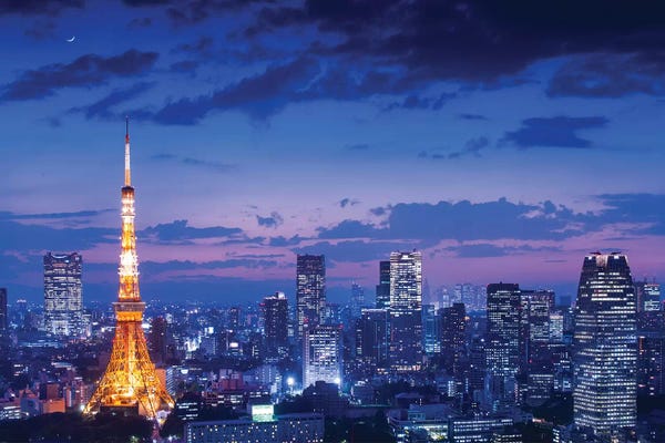 Asia: Tokyo Night View by Takao Kataoka