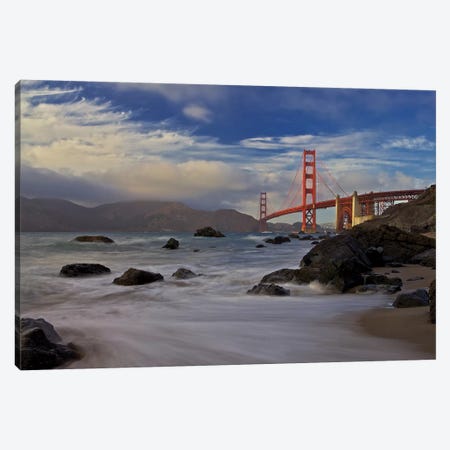 Golden Gate Bridge Canvas Print #OXM4902} by Evgeny Vasenev Canvas Art Print