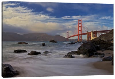 Golden Gate Bridge Canvas Art Print - 1x Architecture