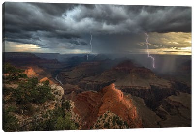 Mohave Point Thunderstorm Canvas Art Print
