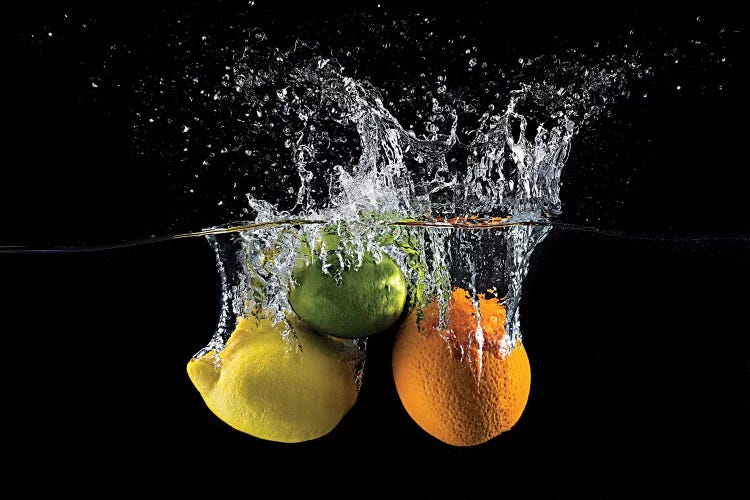 Citrus Splash by Mogyorosi Stefan wall art