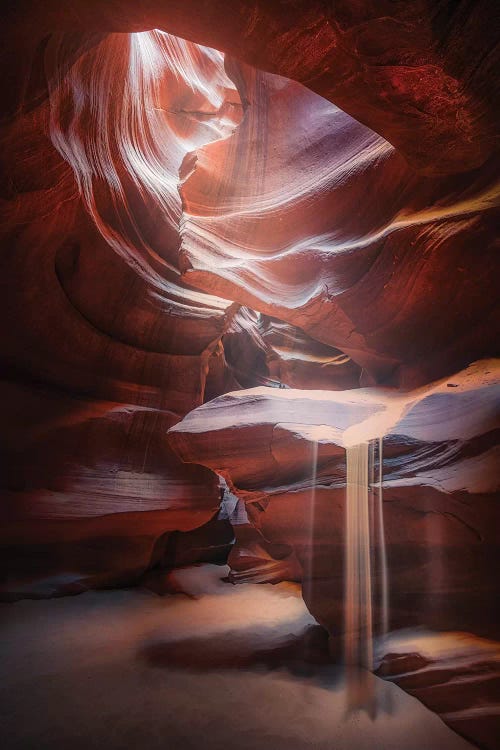 Antelope Sandfall by Clara Gamito wall art