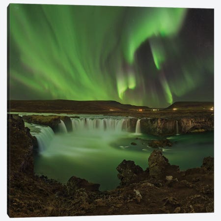Waterfall Of Gods Canvas Print #OXM5189} by Jan Smíd Master Canvas Wall Art