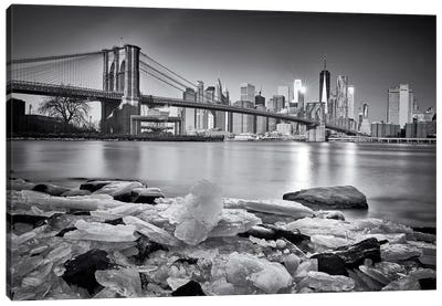 New York - Brooklyn Bridge Canvas Art Print - Brooklyn Bridge