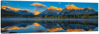 A Perfect Morning In Canadian Rockies Canvas Art Print