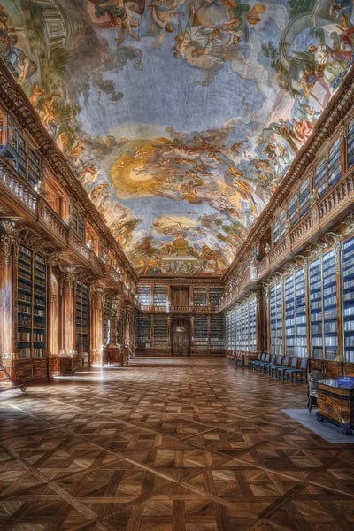 Dark Academia: Philosophical Hall Strahov Monastery by Patrick Aurednik