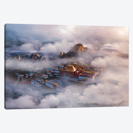 The Hall Of Ling Xiao Canvas Print #OXM5405} by Simoon Canvas Artwork