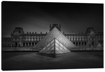 Louvre Canvas Art Print - Pyramids