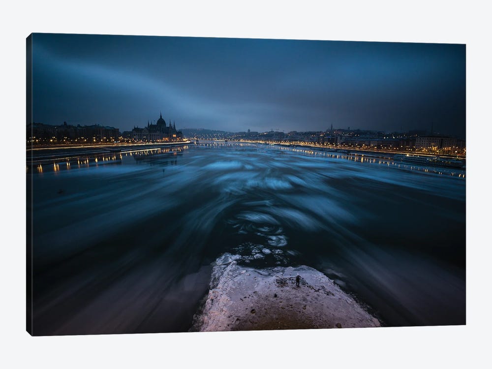 Winter Morning In Budapest 1-piece Canvas Print