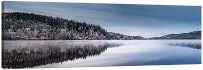 Lake Gra En Panorama Canvas Art Print
