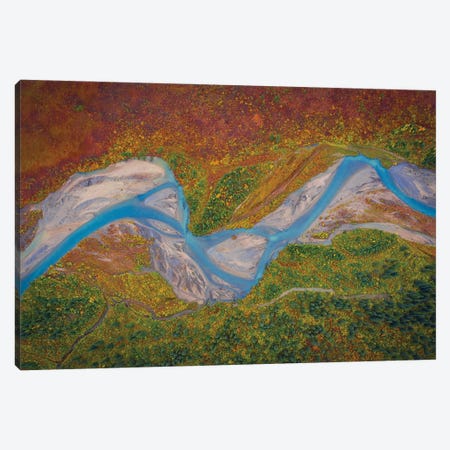Matanuska River Canvas Print #OXM5636} by Michael Zheng Art Print
