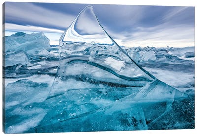 Sail Canvas Art Print - Glacier & Iceberg Art