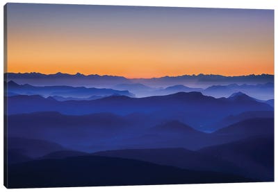 Misty Mountains Canvas Art Print