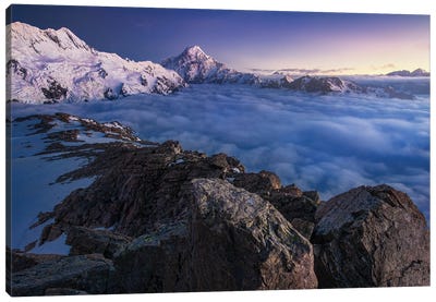 Above The Clouds Canvas Art Print