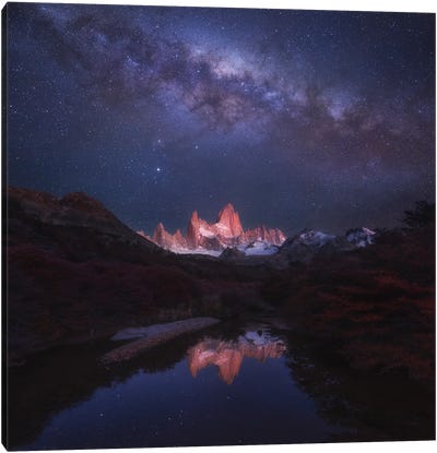 Patagonia Autumn Night Canvas Art Print