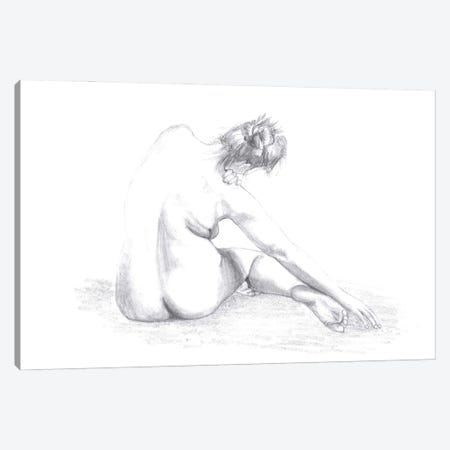 Sketch Of A Woman Canvas Print #OXM5766} by 1x Studio II Art Print