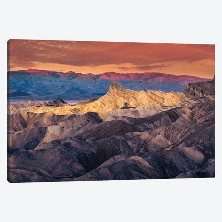 Dawn At Death Valley Canvas Print #OXM5771} by Abbas Ali Amir Canvas Art Print