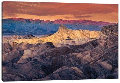 Dawn At Death Valley Canvas Art Print - Death Valley National Park