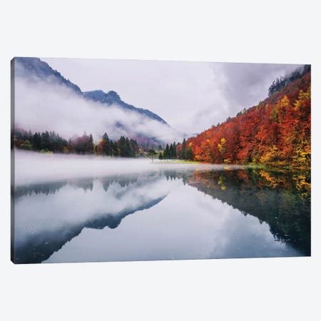 Autumn Reflections Canvas Print #OXM5790} by Ales Krivec Canvas Art Print