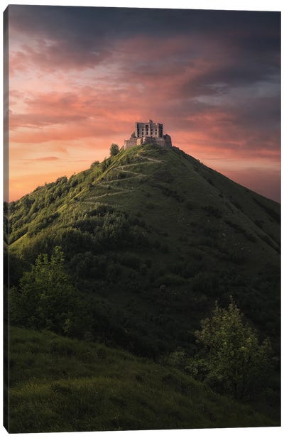 The Castle On The Hill Canvas Art Print