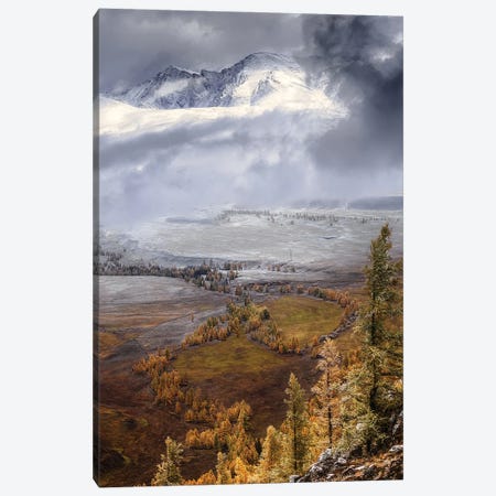 Meeting Autumn With Winter (Altai) Canvas Print #OXM5809} by Anna Pakutina Canvas Print