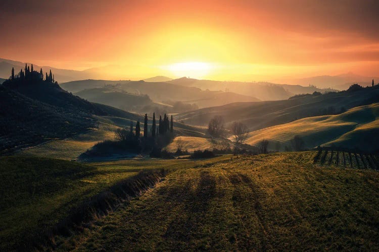 Val D'Orcia In The Morning by Fabrizio Massetti wall art