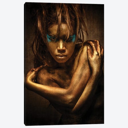 Golden Girl Canvas Print #OXM6105} by Siegart Art Print