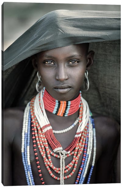 Arbore Tribes Girl Canvas Art Print - Fashion Photography