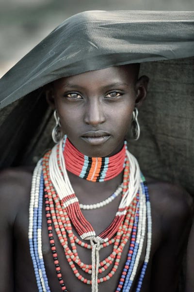 Fashion Photography: Arbore Tribes Girl by Trevor Cole