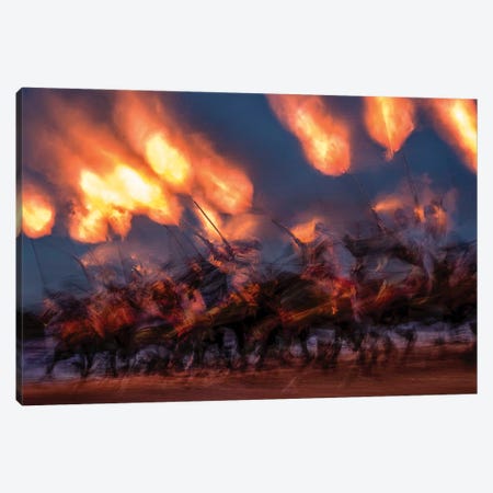 A Moment Of Fire Canvas Print #OXM6153} by Yomn Almonla Canvas Print