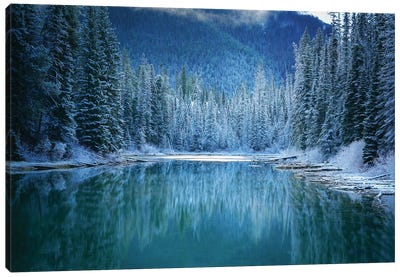 Wonder Winter Land Canvas Art Print - 1x Scenic Photography