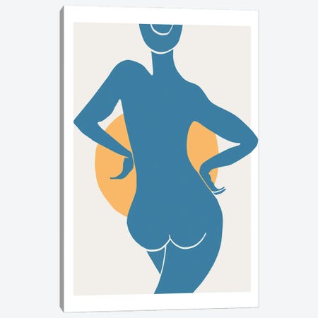 Blue Woman Canvas Print #OXM6171} by 1x Studio II Canvas Print