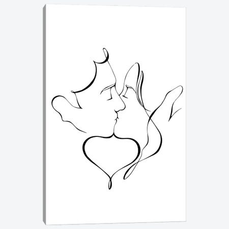 The Kiss Canvas Print #OXM6194} by 1X Studio Ii Canvas Art
