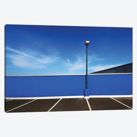 Parking In Blue Canvas Print #OXM6294} by Jure Kravanja Canvas Art Print