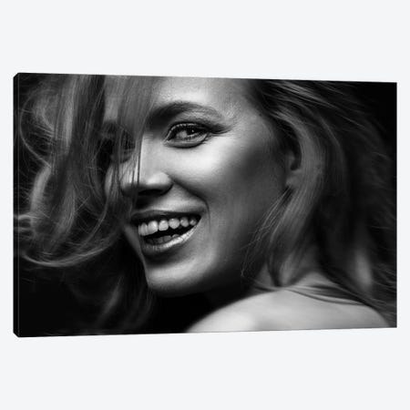 Smile Nikoleta Canvas Print #OXM6336} by Martin Krystynek Canvas Wall Art