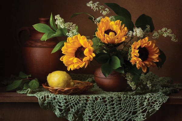 Fine Art Print: Sunflowers by Alina Lankina