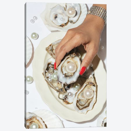 Oysters A Pearls II Canvas Print #OXM6508} by 1x Studio Canvas Artwork