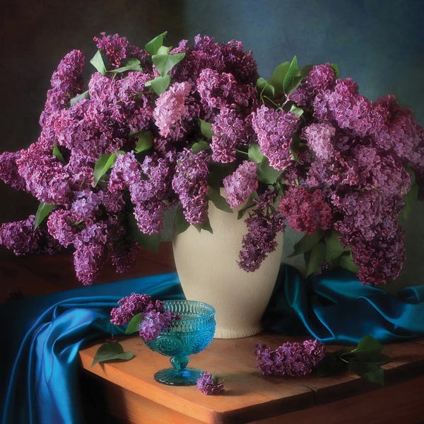 Still Life Photography: Still Life With Fragrant Lilac by Tatiana Skorokhod