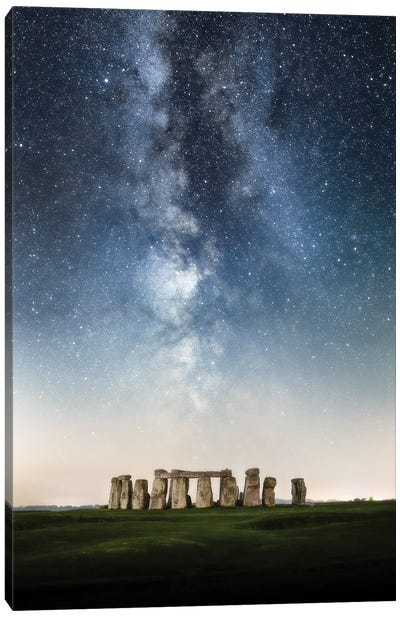 Stonehenge Canvas Art Print - Nebula Art