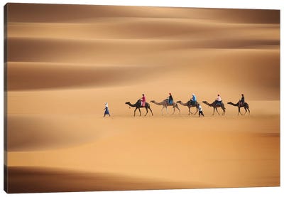 Desert Caravan Canvas Art Print