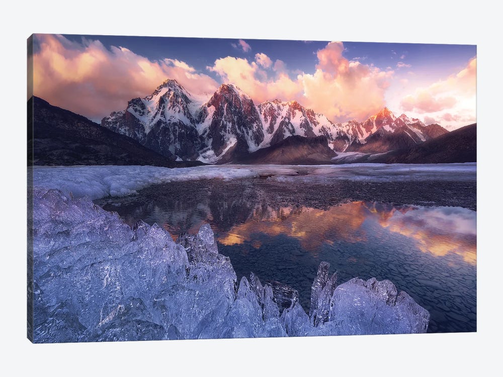 Ice And Fire by HAO FENG 1-piece Canvas Print