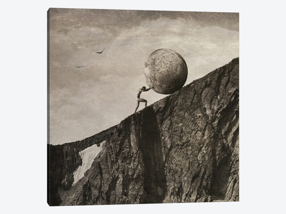 Sisyphus by Jeffrey Hummel 1-piece Canvas Wall Art