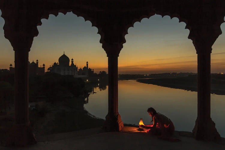 Illuminating The Taj by Thomas Siegel wall art